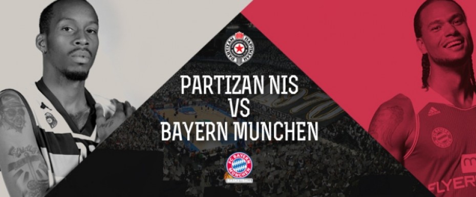 Top16: Partizan NIS - Bajern, četvrtak 20:45
