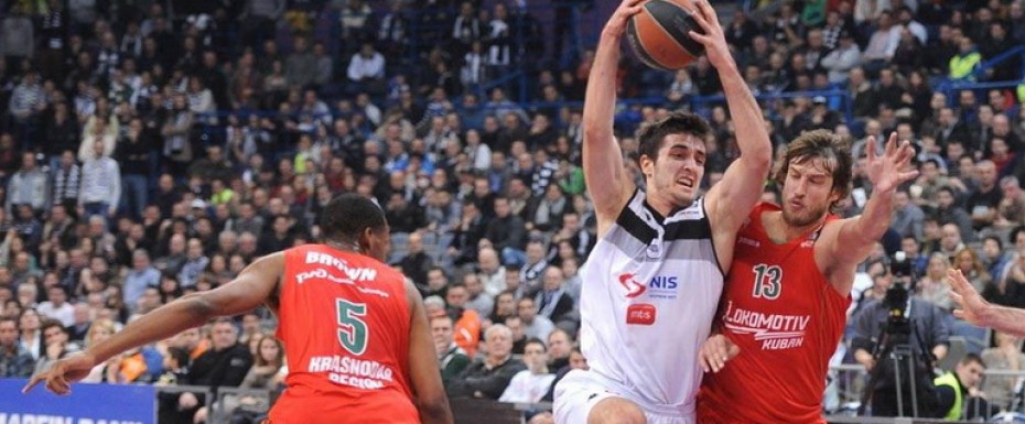 Top16: Lokomotiva - Partizan NIS, petak 17h