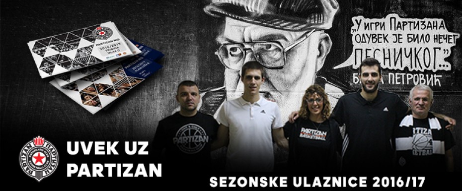 Sezonske ulaznice i na blagajnama stadiona Partizana