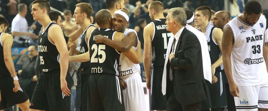 Partizanu +2 u prvom delu dvomeča sa PAOK-om