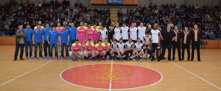 Partizan NIS i Mega Leks igrali za dečje odeljenje Opšte bolnice u Kruševcu