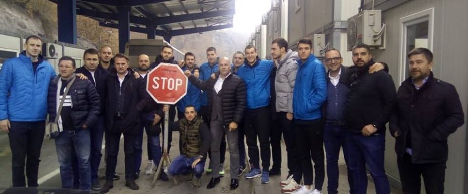 Ekspedicija KK Partizan NIS zaustavljena na Jarinju