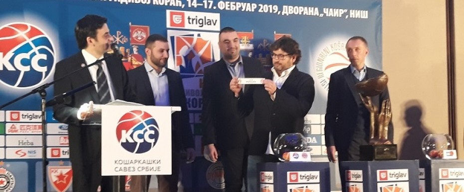 Partizan NIS protiv Novog Pazara u četvrtfinalu Triglav osiguranje Kupa 